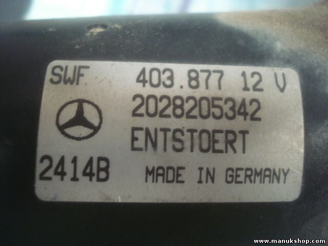 Motor del limpiaparabrisas delantero Mercedes-Benz 2028205342