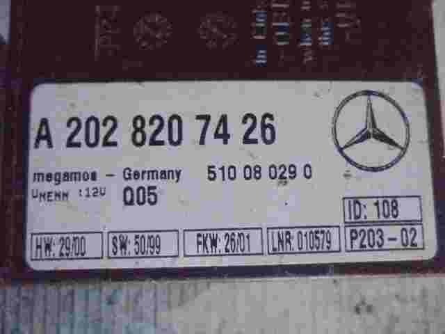 Controlador de alarma Mercedes-Benz CLK A208 C208 W202 A2028207426 Q05 510080290