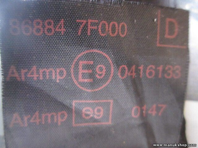 Cinturón de seguridad delantero derecho Nissan Terrano Ford Maverick 868847F000