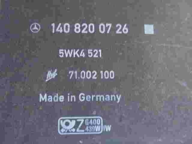 Unidad de control de la puerta Mercedes-Benz W140 1408200726 5WK4521 71002100