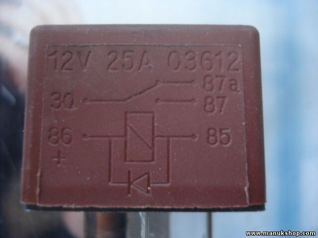 Relé Renault Clio 2 25A03612 25A 03612 G.Cartier