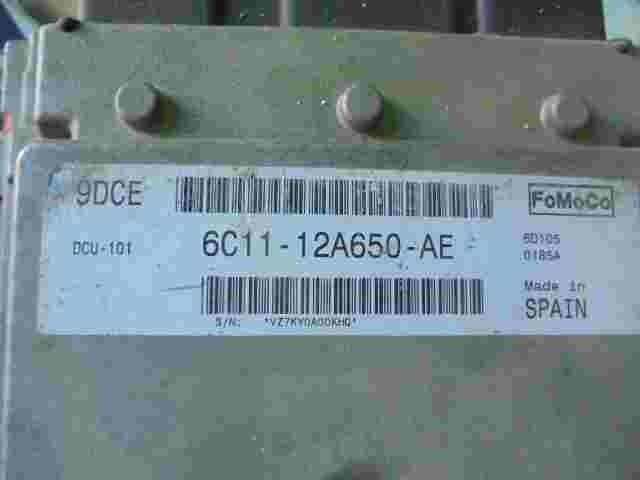 Centralita Ford Tansit 2.4 TDCI 6C1112A650AE 6C11-12A650-AE FoMoCo 9DCE DCU-101