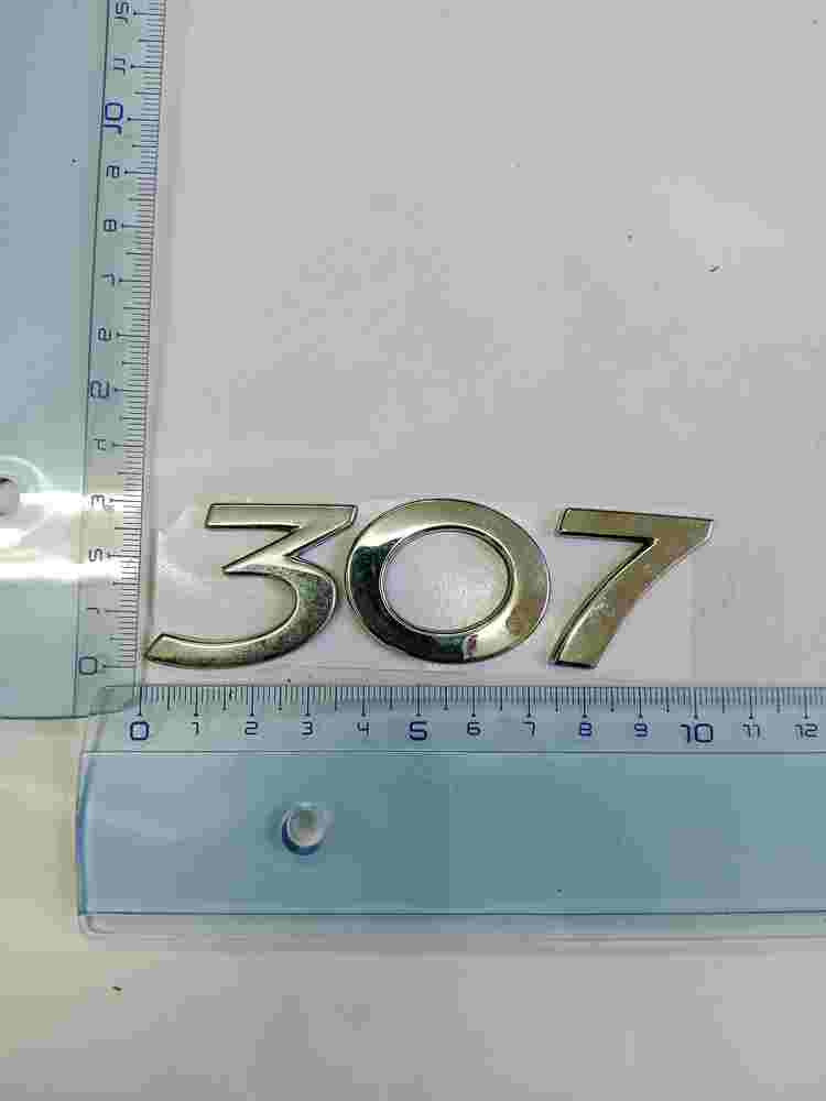 Emblema Peugeot 307 8cm.
