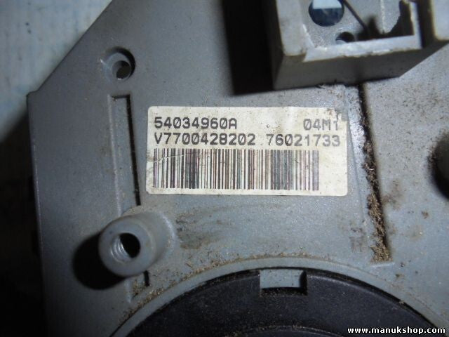 Airbag anillo colector Renault Megane Scenic 54034960A V7700428202 76021733