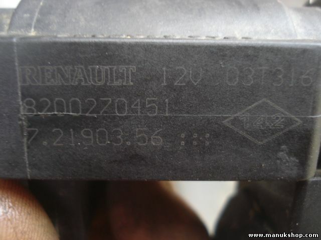 Solenoide per valvole per vuoto Renault Scenic II 8200270451 72190356 03T316