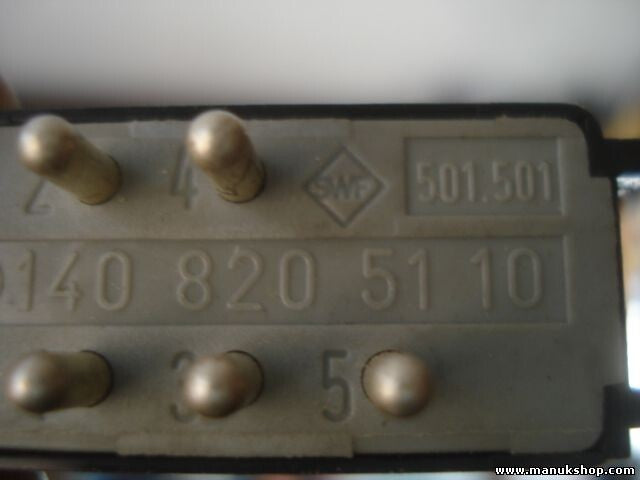 Interruptor Luneta Trasera Desempañador Mercedes-Benz 1408205110 140 820 51 10