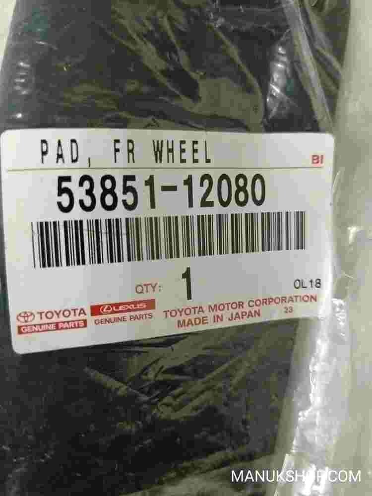 Moldura aleta derecha Toyota Land Cruiser 100 LX 470 Corolla Auris 5385112080