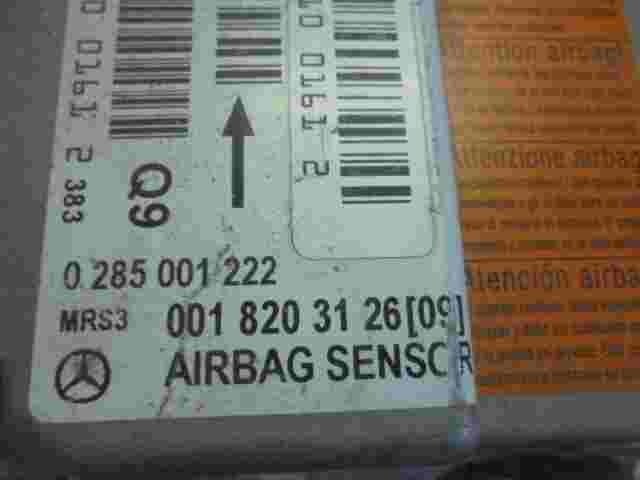 Airbag Centralita Mercedes-Benz W168 Q9 MRS3 0018203126/09 BOSCH 0285001222