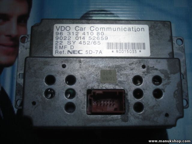 Navegación de la pantalla Peugeot 607 TOSHIBA 0102655 TFD50W41A 9631241080