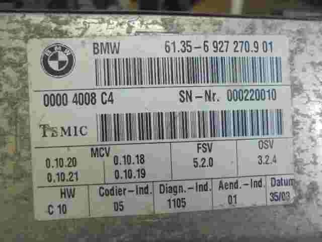 Modulo di controllo sedile BMW E60 E61 61356927270901 Temic 00004008C4