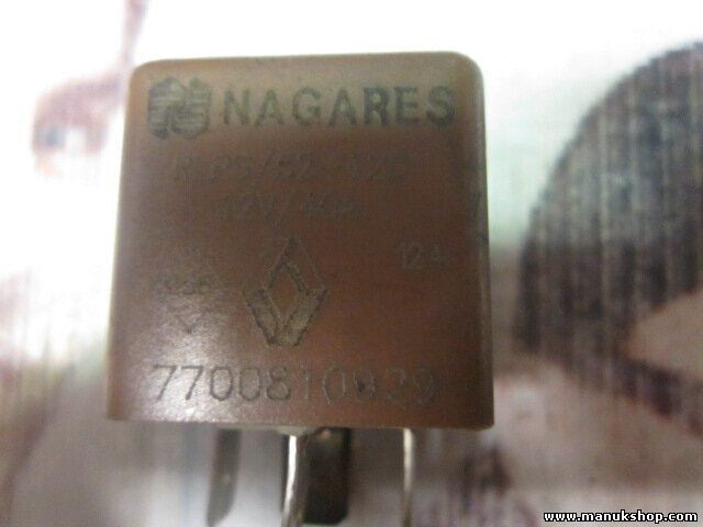 Relé Renault Clio Kangoo NAGARES 7700810929 12V/40A RLPS/52-12D