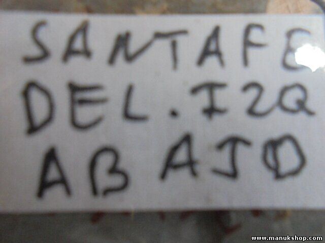 Bisagra de la puerta delantera izquierda abajo Hyundai Santa Fé I 83 KW 113 PS