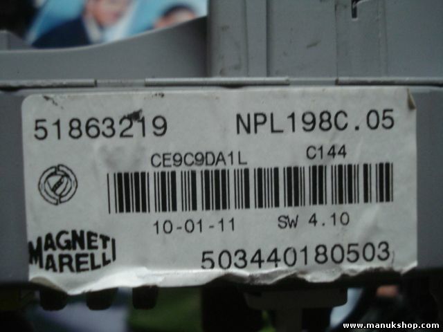 Scatola fusibili Fiat 51863219 0051863219 51829178 0051829178 CPL 503440180503