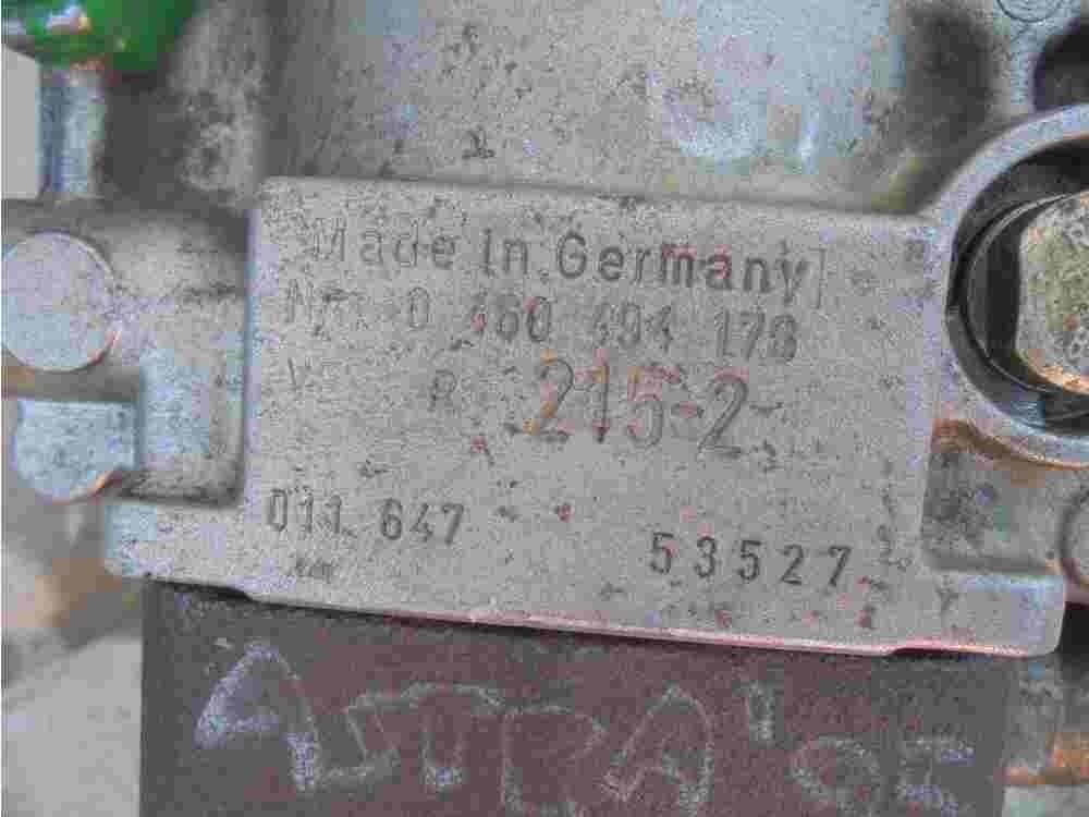 Bomba de inyección Opel Kadett Ascona 0460494176 0 460 494 176