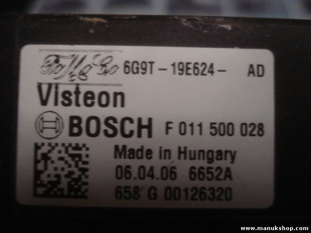 Resistencia calefaccion Ford 6G9T19E624AD BOSCH F011500028 F 011 500 028