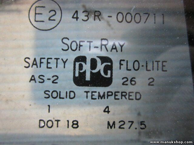 Triángulo Cristal de la puerta trasero izquierdo Chevrolet Blazer S10 43R000711