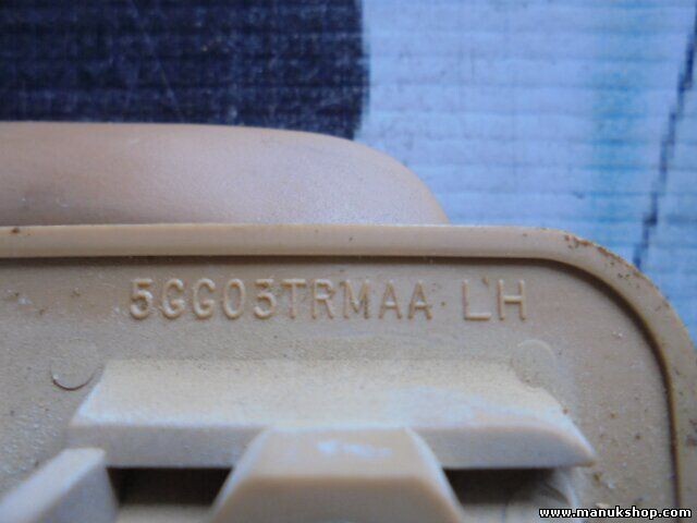 Manillas de asidero interior Jeep Grand Cherokee 85 KW, 115 PS 5GG03TRMAA LH