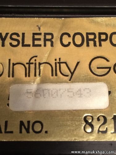 Amplificador Jeep Grand Cherokee Infinity Gold 56007543