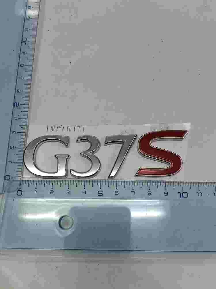 Emblema Nissan Infiniti G37S 9,5 cm.