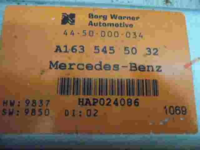 Centralita caja de Transferencia Mercedes-Benz W163 ML A1635455032 HW 9837