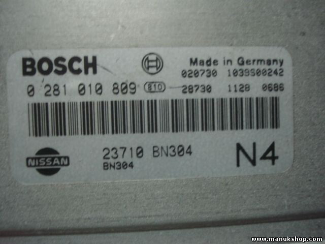 Centralita del motor Nissan Almera N16 2.2 23710BN304 23710 BN304 BOSCH