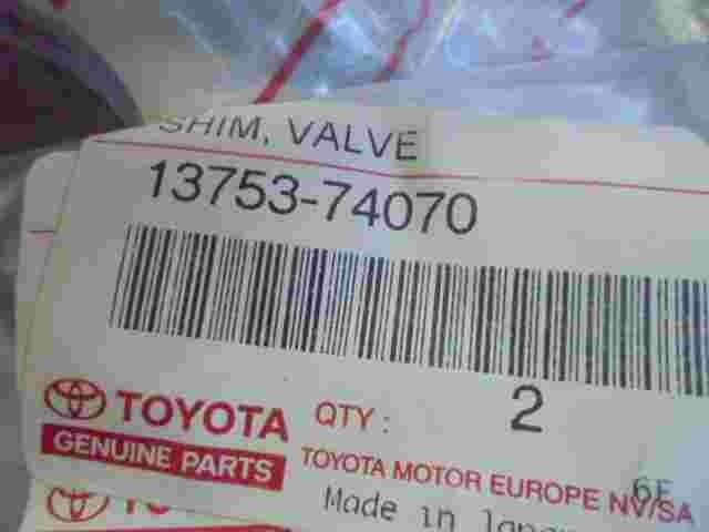 Shim Valve Toyota Lexus Caldina Celica 1375374070 13753-74070