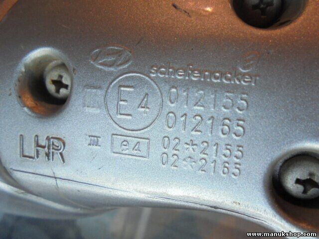 Espejo retrovisor exterior derecho electrico Terracan (HP) 2.9 E4012155 E4012165