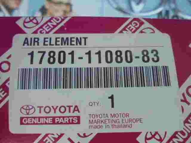 Filtro aria Toyota Paseo Starlet 178011108083 17801-11080-83 17801 11080 83
