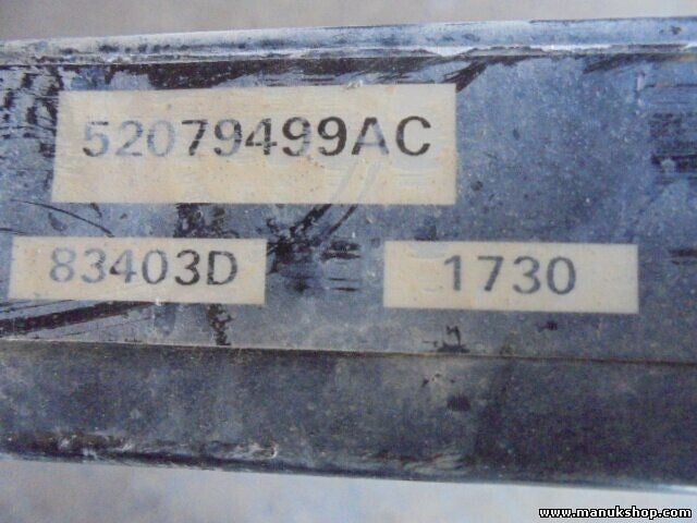 Radiador de intercooler Jeep Grand Cherokee 52079499AC 52079499 AC 83403D 1730