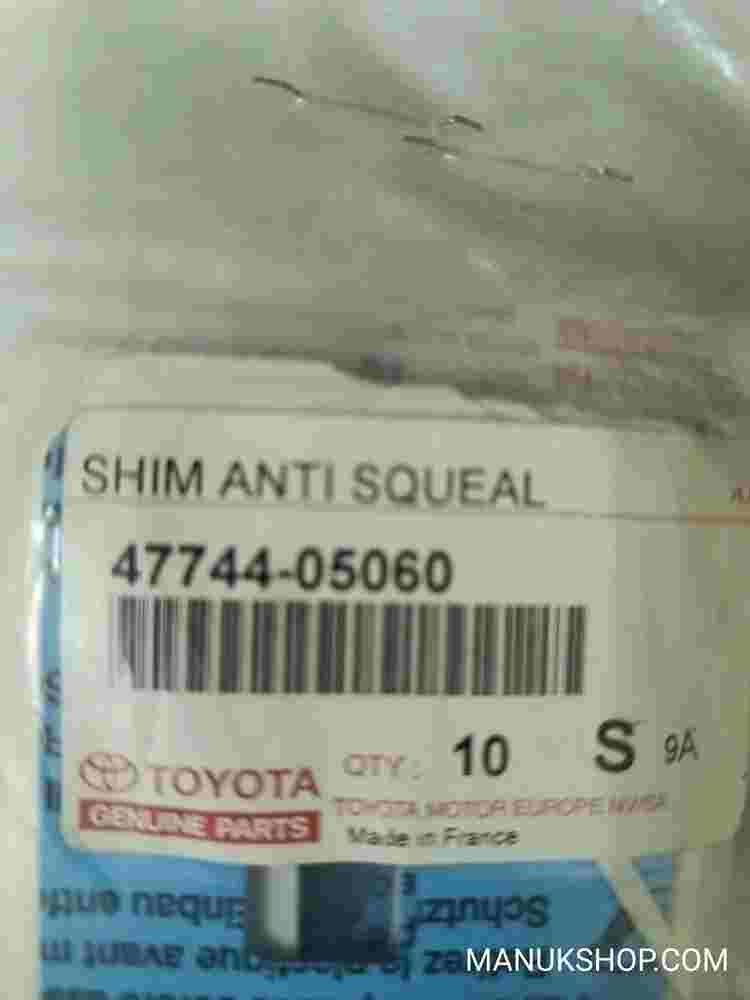 Shim Anti Squeal Toyota Avensis II 4774405060 47744-05060