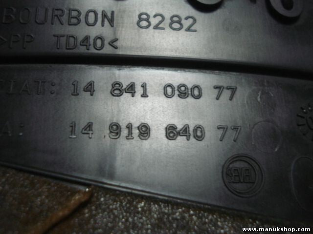 Rejilla Aireadora Fiat 1484109077 14 841 090 77 1491964077 14 919 640 77