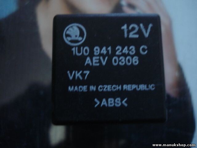 Relé ABS Super b Octavia 1U Fabia AEV 0306 VK7 1U0941243C 1U0 941 243 C