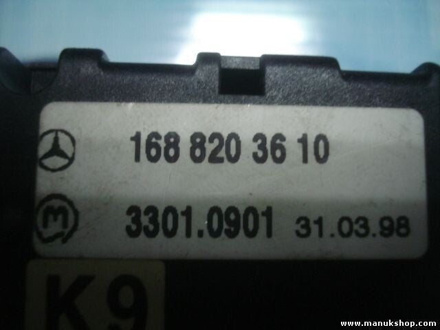 TELECOMANDO SPECCHIETTO RETROVISORE ASR Lunetta Mercedes-Benz W168 A160 16882...