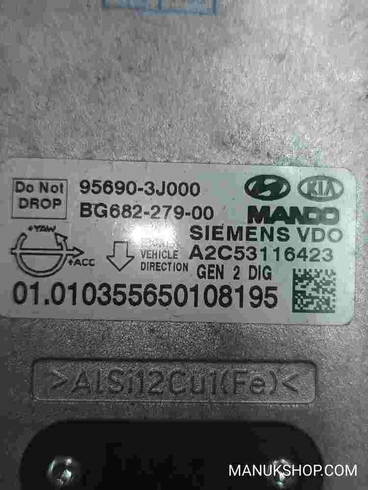 Sensor aceleración lateral Kia Magentis Optima Hyundai 956903J000 BG68227900
