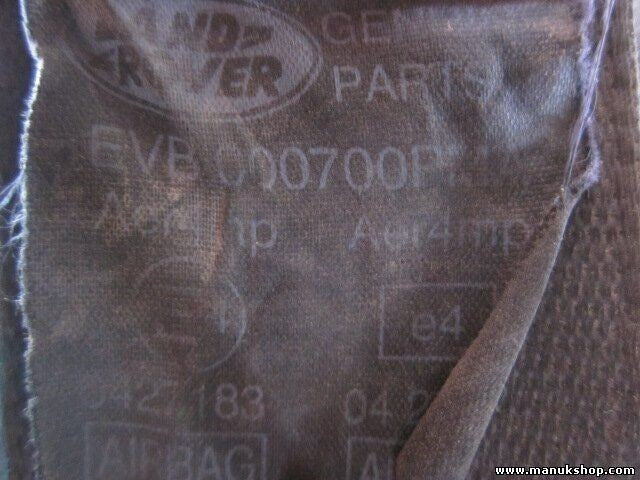 Cinturón de seguridad delantero derecho Land Rover Discovery 2 EVB000700PMA