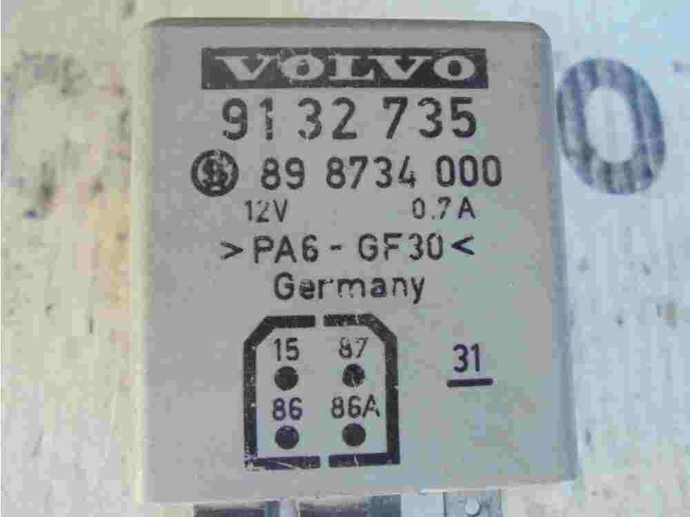Relé Volvo 740 760 940 960 9132735 91 32 735 SHO 898734000 89 8734 000