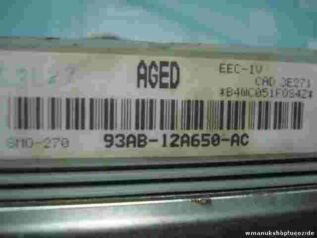 Centralita Ford Escort Mondeo 93AB-12A650-AC 93AB12A650AC SMO-270 SMO270