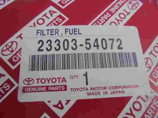 Filtro de combustible Toyota Coaster Dyna Optimo 2330354072 23303-54072 23303 .