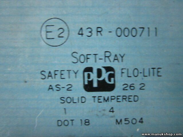 Triángulo Cristal de la puerta trasero izquierdo Chevrolet Blazer S10 43R000711