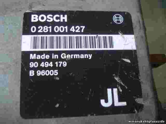 Centralita del motor Opel 2247367203 90494179JL 90494179 BOSCH 0281001427 B96005