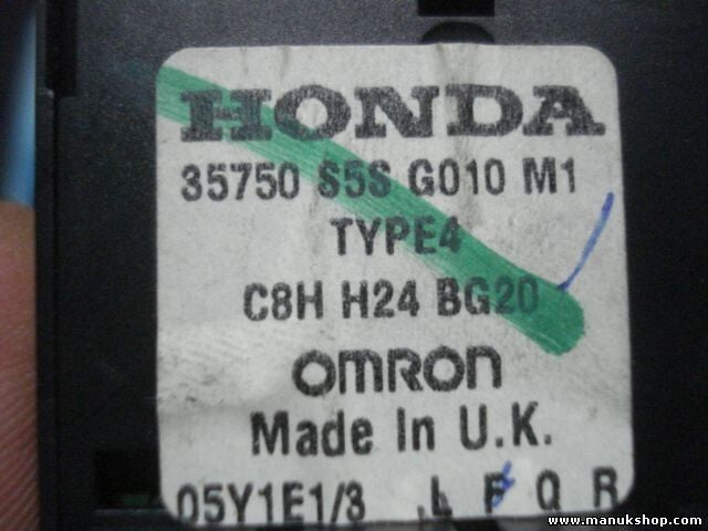 mando botonera elevalunas Honda Civic 1.4 16v C8HH24BG20 35750S5SG010M1