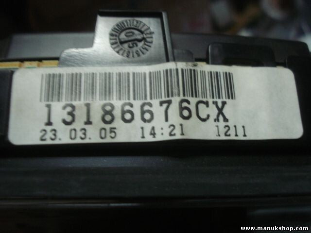 Cuadro de instrumentos Opel Signum 3,0 CDTI 13186676 13186676CX 110.080.234/044