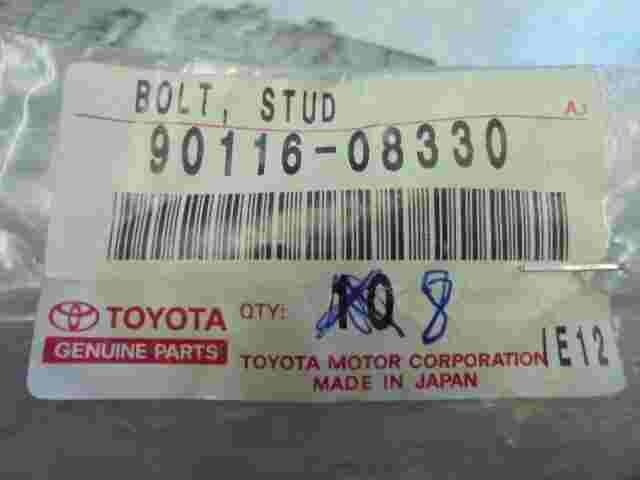 Bolt Stud Toyota Tacoma Lexus LX 450 9011608330 90116-08330