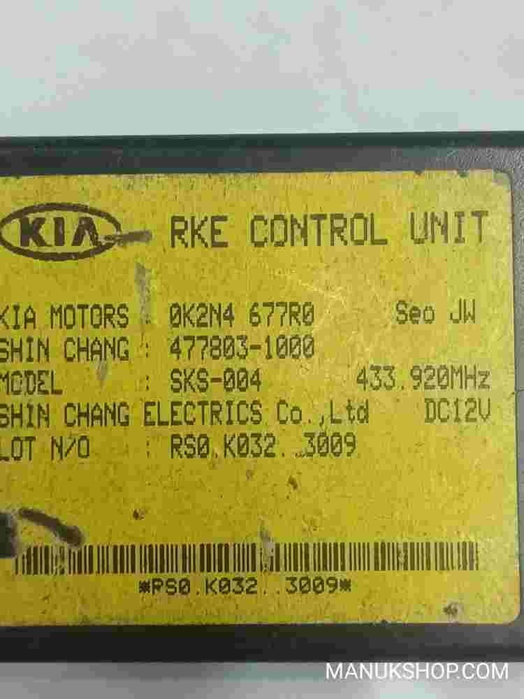 Control de la unidad de alarma inmovilizador módulo Kia Shuma 0K2N4677R0 SKS004