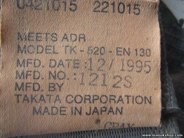 Cinturón de seguridad trasero derecho Mitsubishi Pajero Montero II TK520EN130