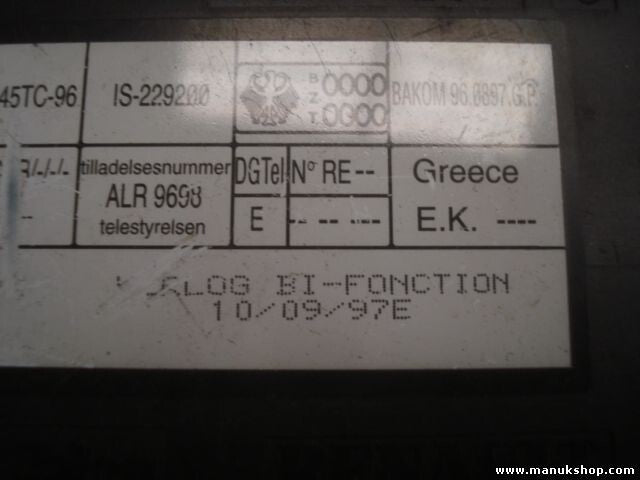 Controlador cierre centralizado Renault 96000644R 77 00 416 293-B 7700416293B