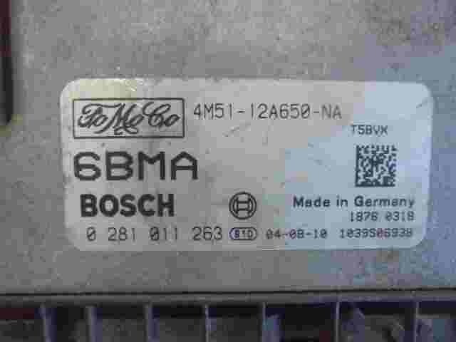 Centralita Ford Focus C-Max Mk1 2003-2007 4M5112A650NA 0281011263 1039S06938