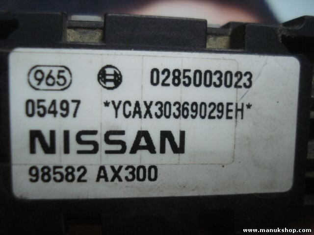 Sensor de impacto de airbag Nissan 98582AX300 98582 AX300 0285003023