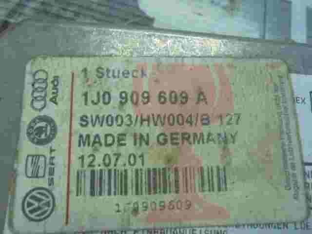 Sensor de impacto de airbag VW Golf IV 4 Bora Seat Cordoba 1J0909609A 5WK42800