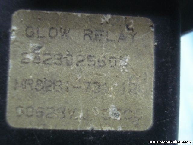 Resplandor relé enchufe Nissan Navara Patrol 12V 252302S605 MR82B1731 MR82B1-731